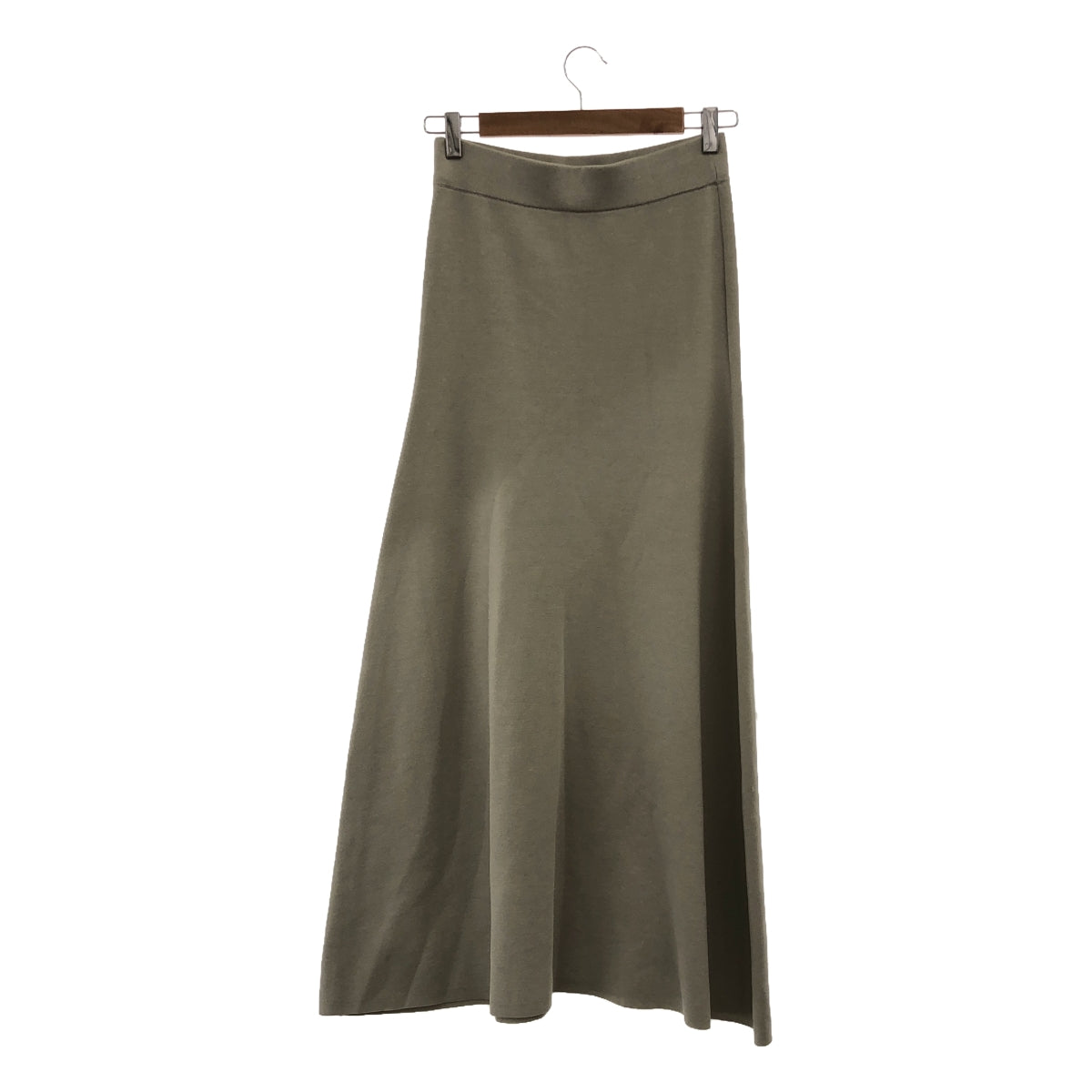 Chaos | Silk Blend Knit Skirt | F | Light Gray | Women's