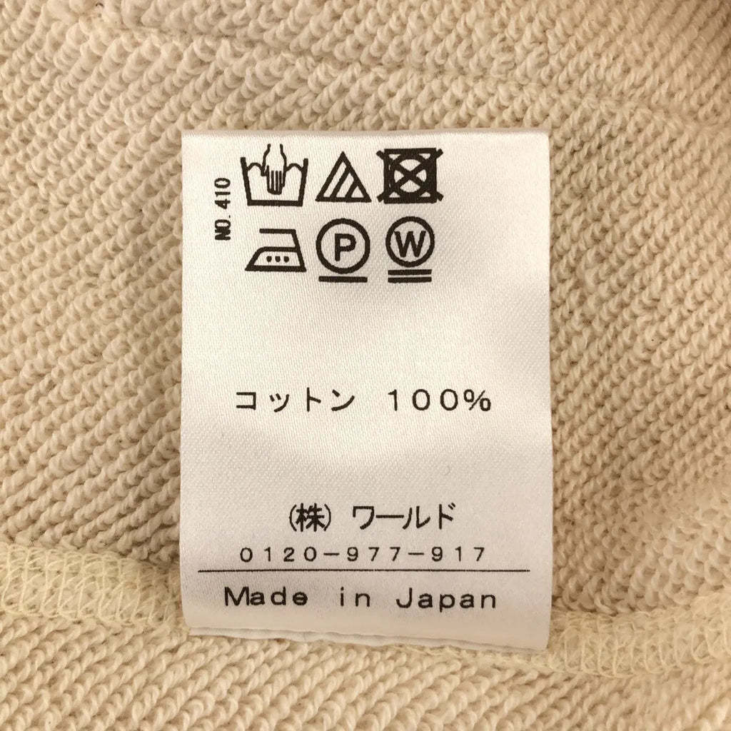 【美品】  DRESSTERIOR / ドレステリア | 吊裏ライトジップアップパーカー ユニセックス | XL | アイボリー | レディース