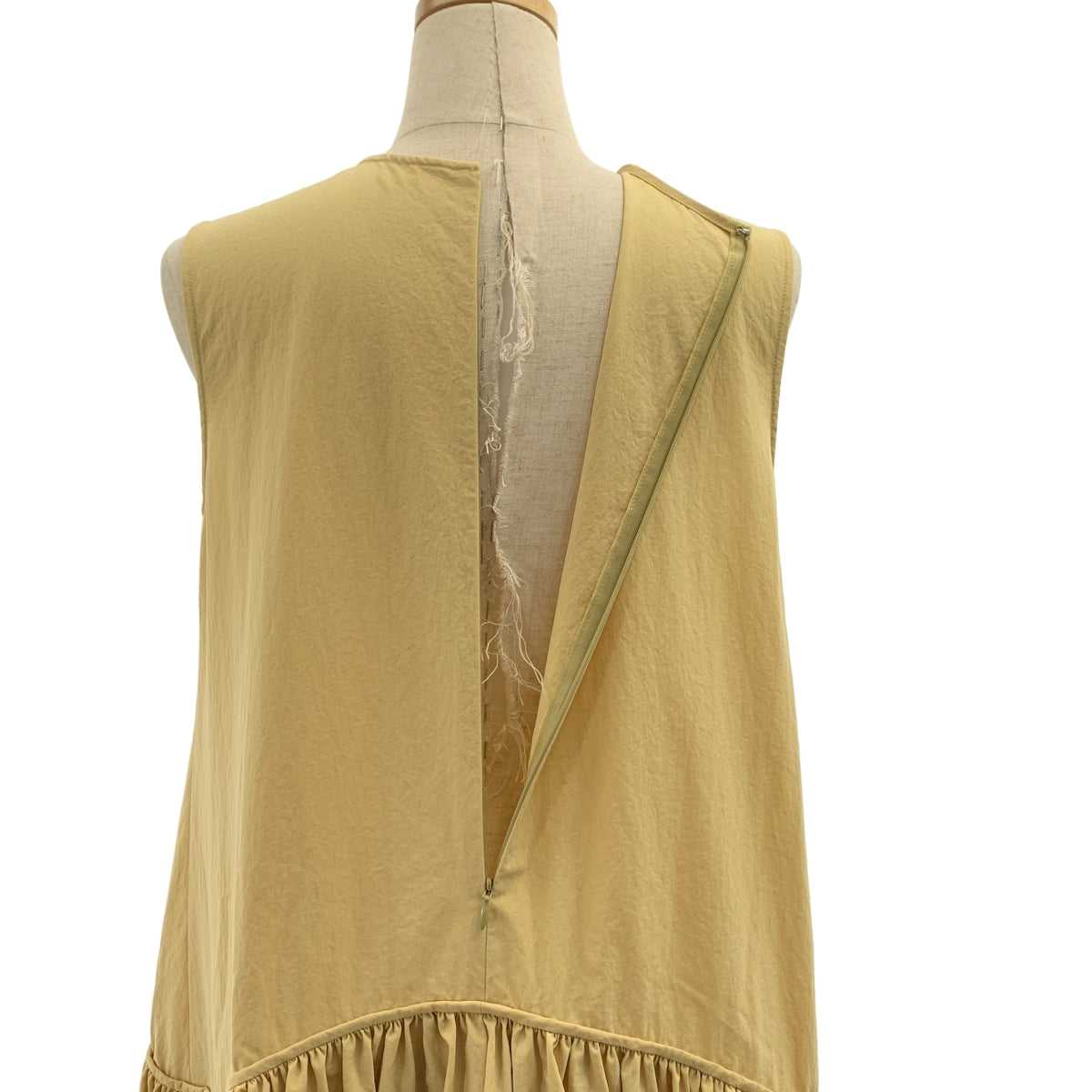 LOHEN / ローヘン | ローウエスト ギャザー ノースリーブ ワンピース | F | レディース