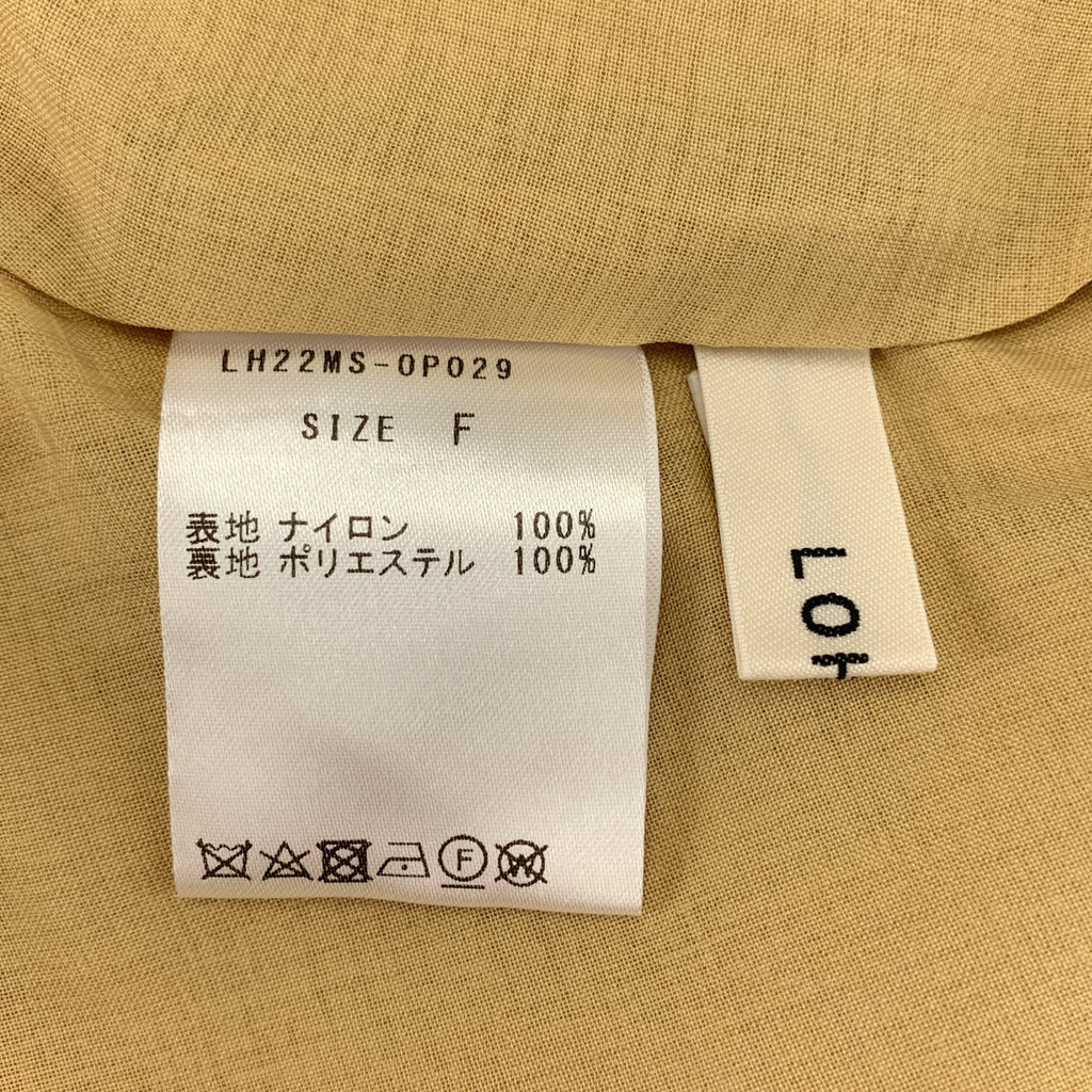 LOHEN / ローヘン | ローウエスト ギャザー ノースリーブ ワンピース | F | レディース