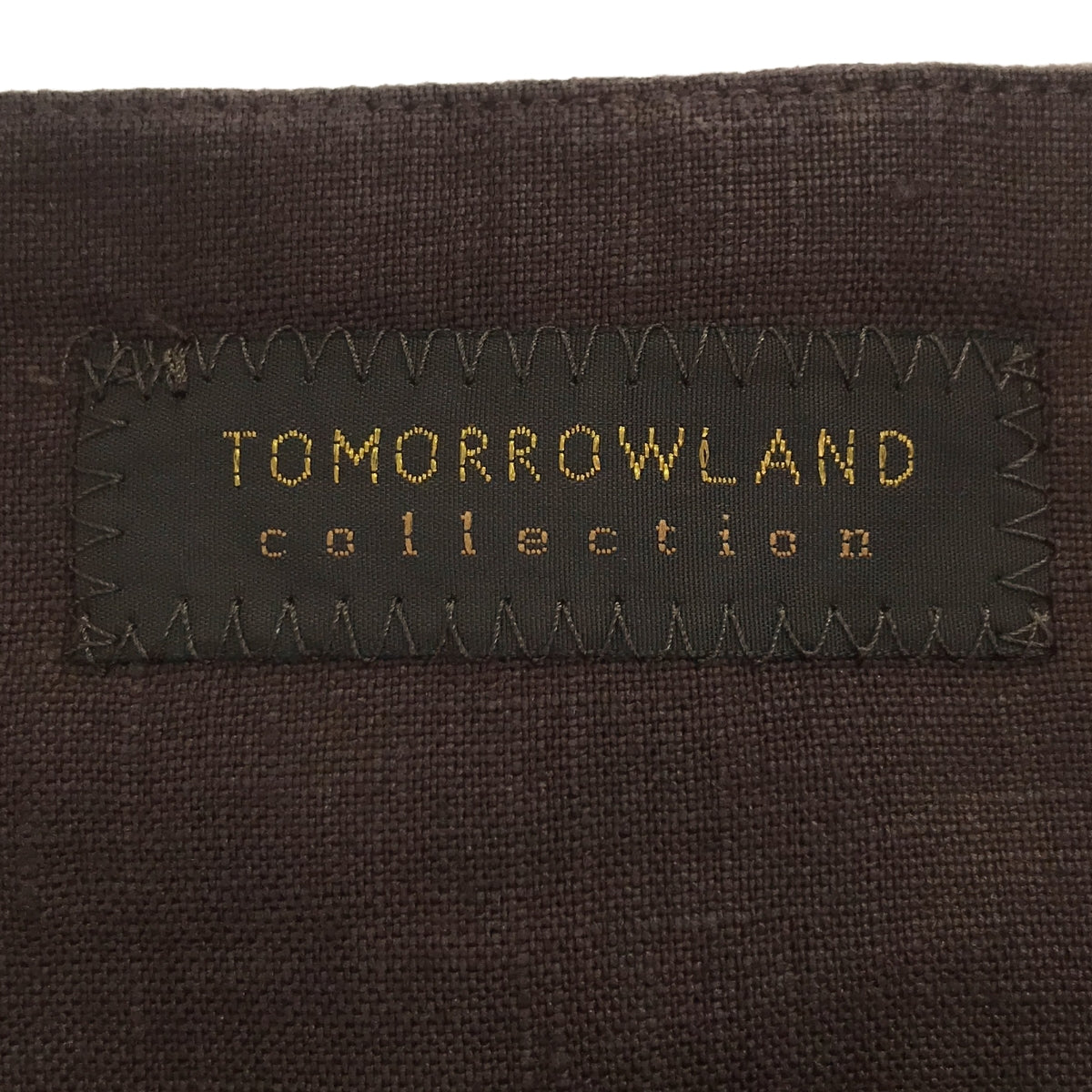 TOMORROWLAND | 2021SS | Smooth Linen Asymmetrical Linen Wrap Skirt | 36 | Brown | Women's