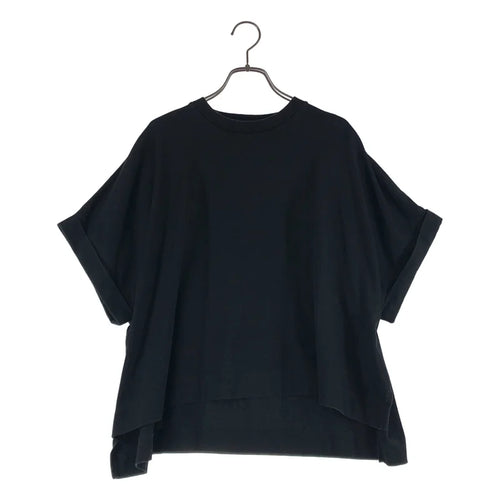 curensology コットンシルクワイドポロプルオーバー　ブラック　新品 Curensology(カレンソロジー)/ポンチコクーンプルオーバー（Tシャツ
