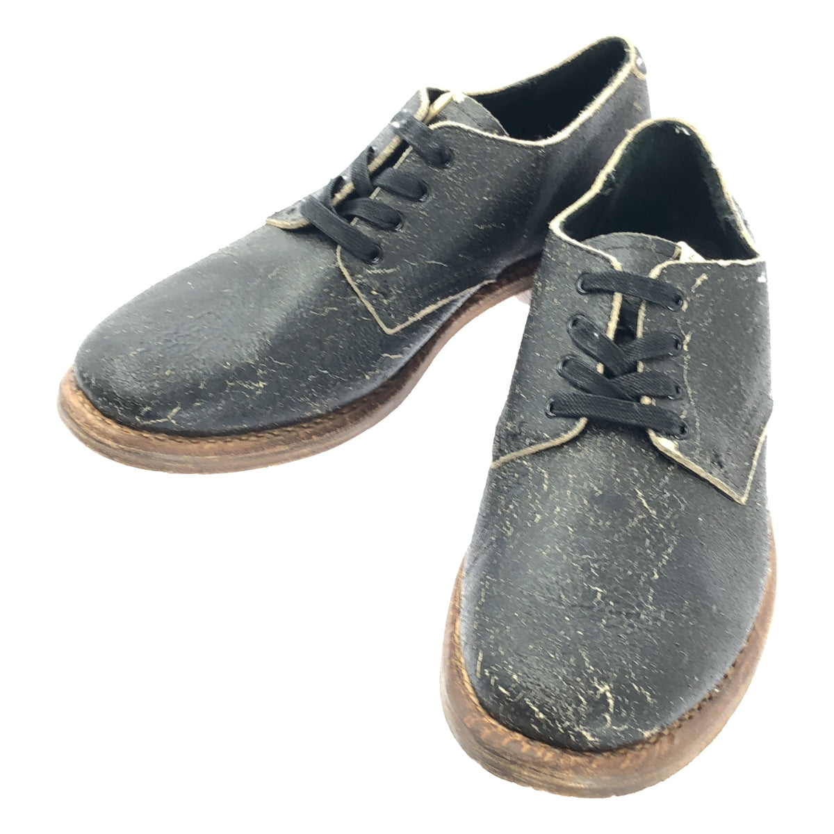 visvim | HAMMOND-FOLK Hammond 裂紋皮鞋 | US8 |