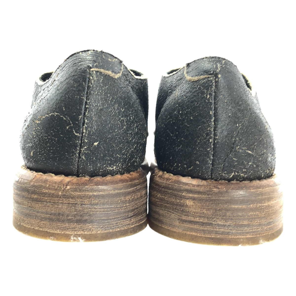 visvim / 비즈빔 | HAMMOND-FOLK 해몬드 균열 가죽 신발 | US8 |