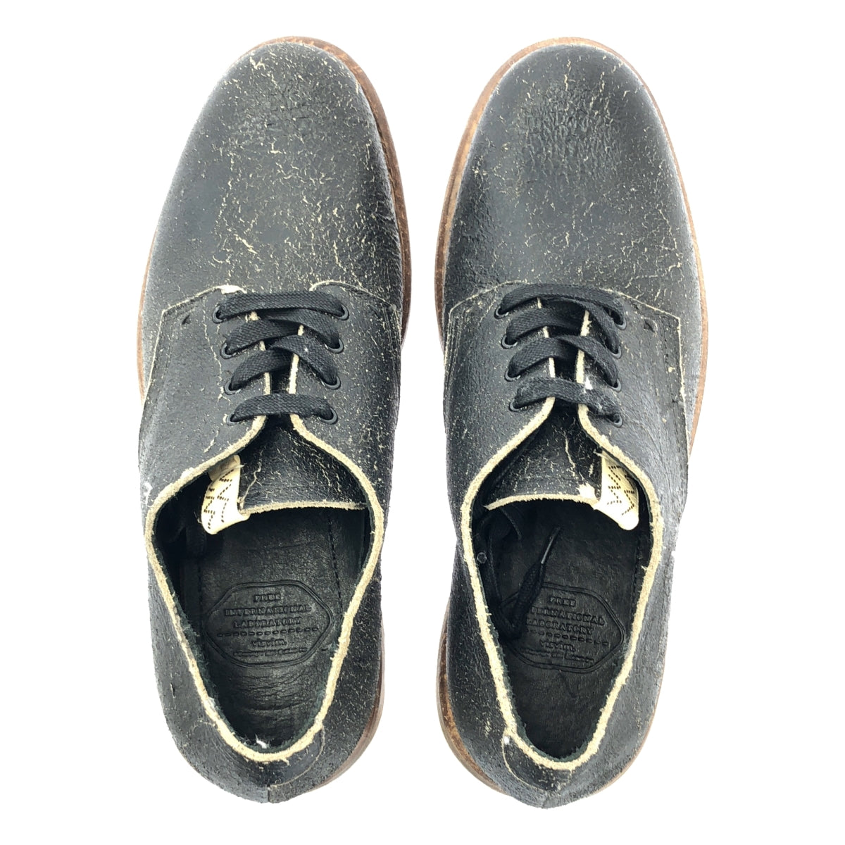 visvim | HAMMOND-FOLK Hammond 裂紋皮鞋 | US8 |