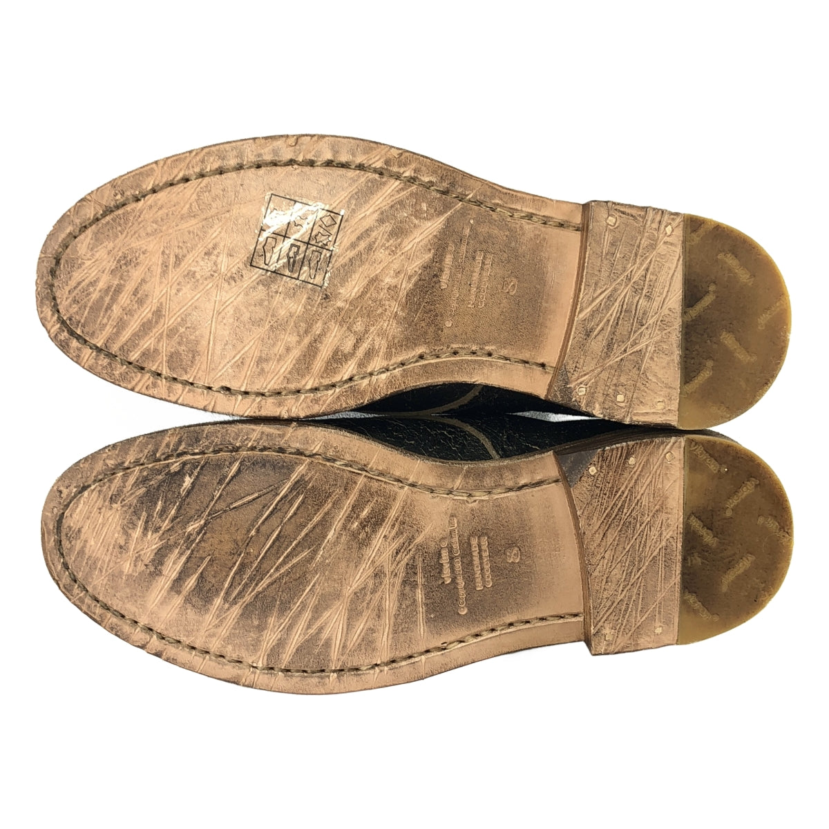 visvim | HAMMOND-FOLK Hammond 裂紋皮鞋 | US8 |