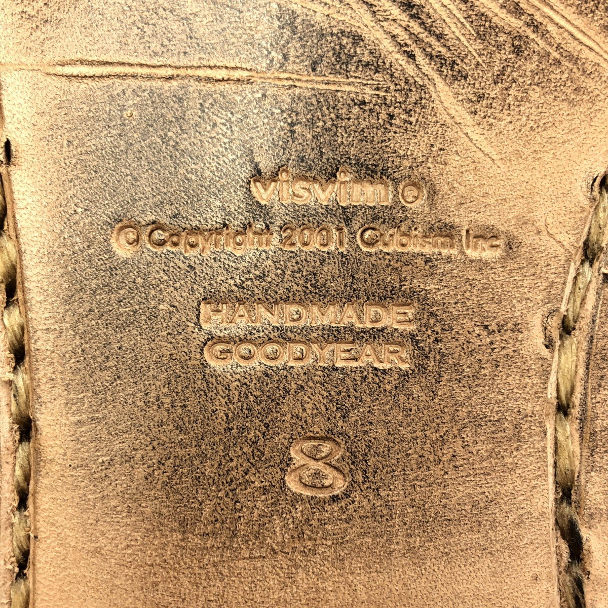 visvim / 비즈빔 | HAMMOND-FOLK 해몬드 균열 가죽 신발 | US8 |