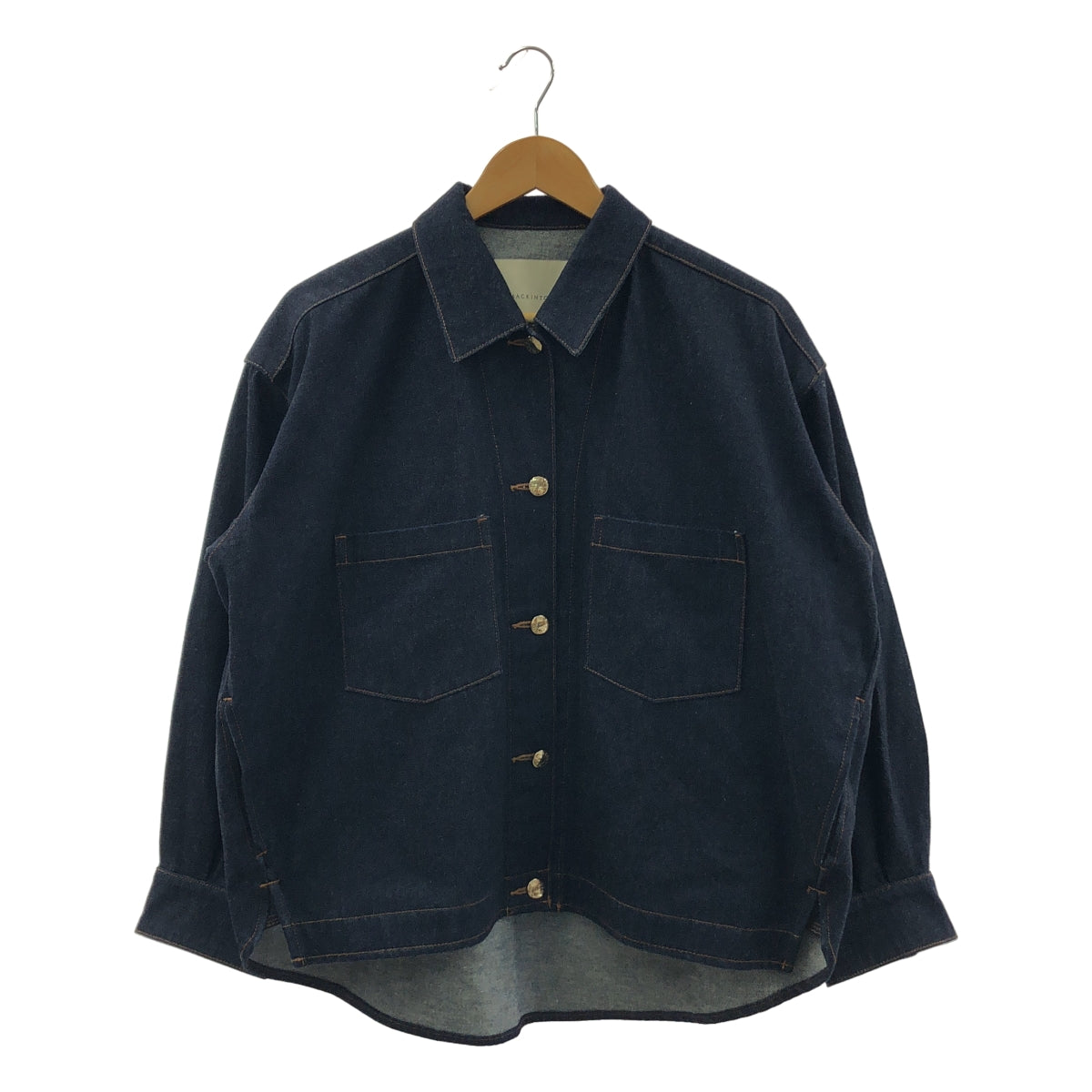 MACKINTOSH / マッキントッシュ | 2022SS | × IENA / イエナ 別注 / TRABBOCH / ロゴボタン デニムジャケット | 6 | レディース