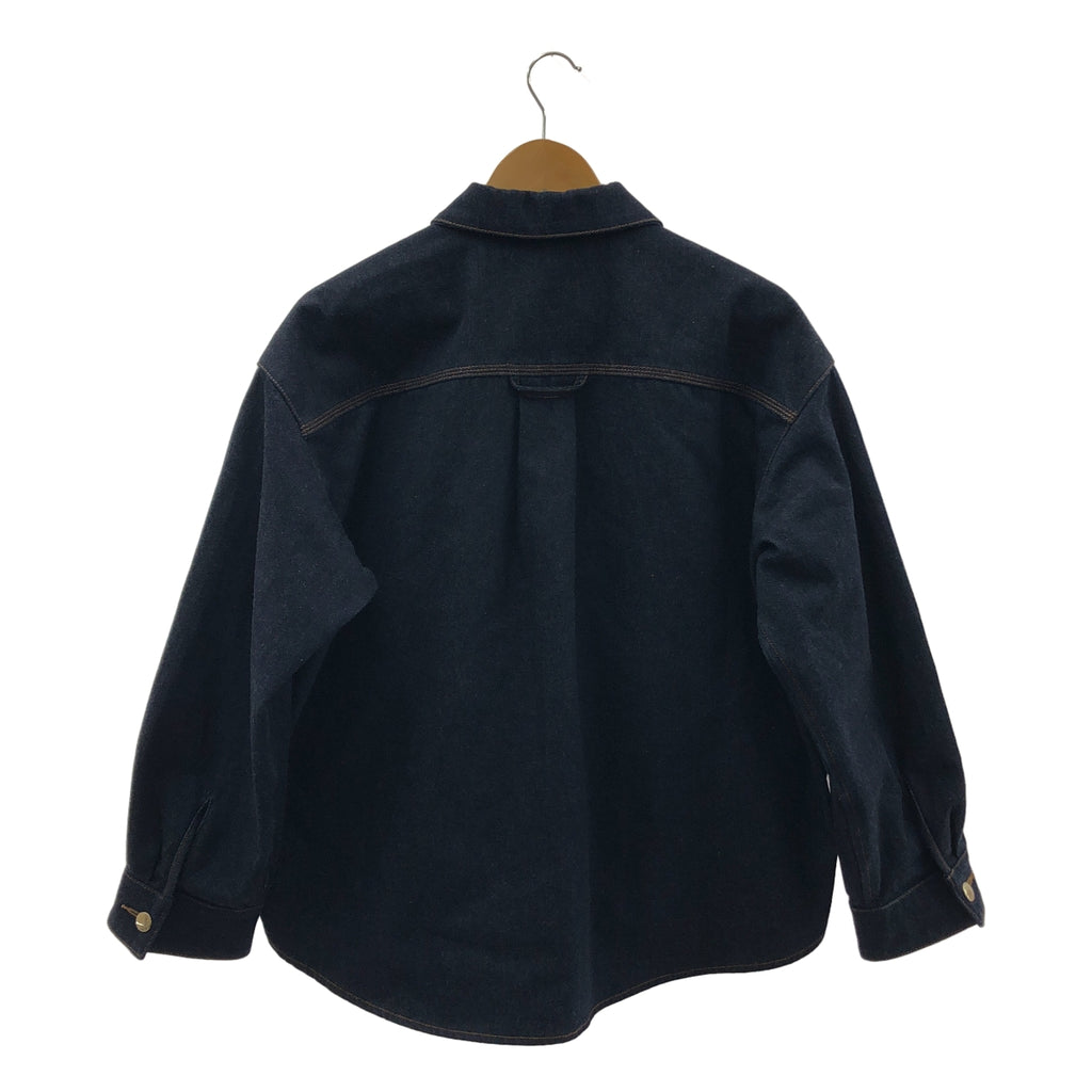 MACKINTOSH / 매킨토시 | 2022SS | × IENA / 예나 별주 / TRABBOCH / 로고 버튼 데님 재킷 | 6 | 여성