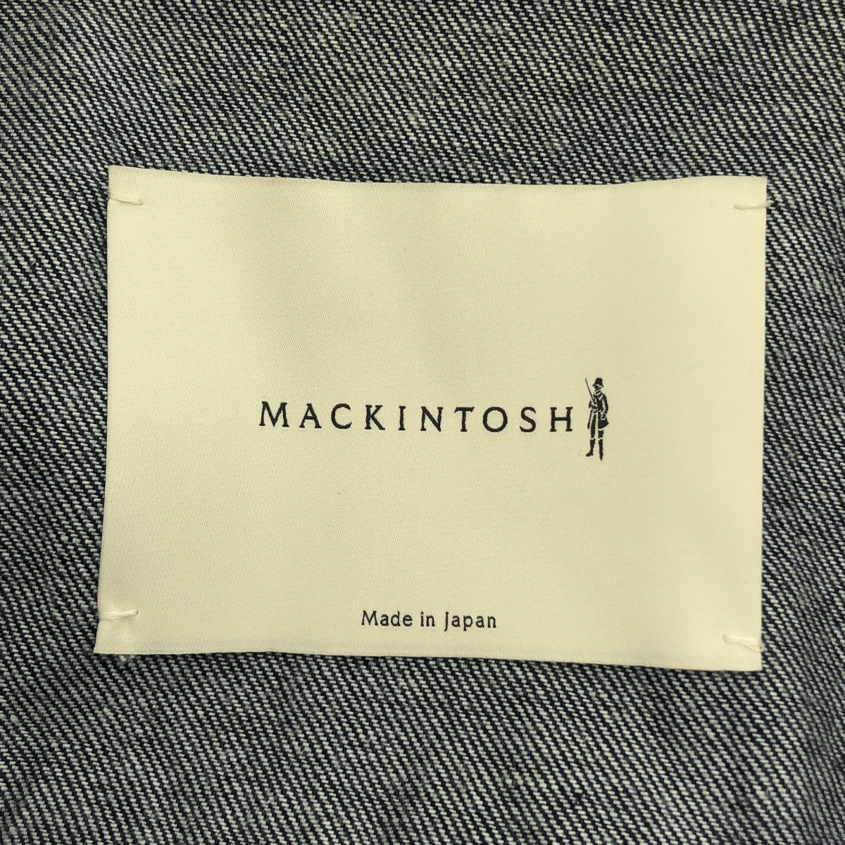 MACKINTOSH / 매킨토시 | 2022SS | × IENA / 예나 별주 / TRABBOCH / 로고 버튼 데님 재킷 | 6 | 여성