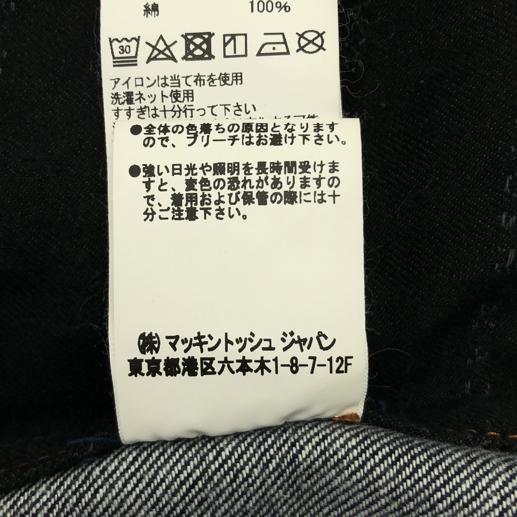 MACKINTOSH / 매킨토시 | 2022SS | × IENA / 예나 별주 / TRABBOCH / 로고 버튼 데님 재킷 | 6 | 여성