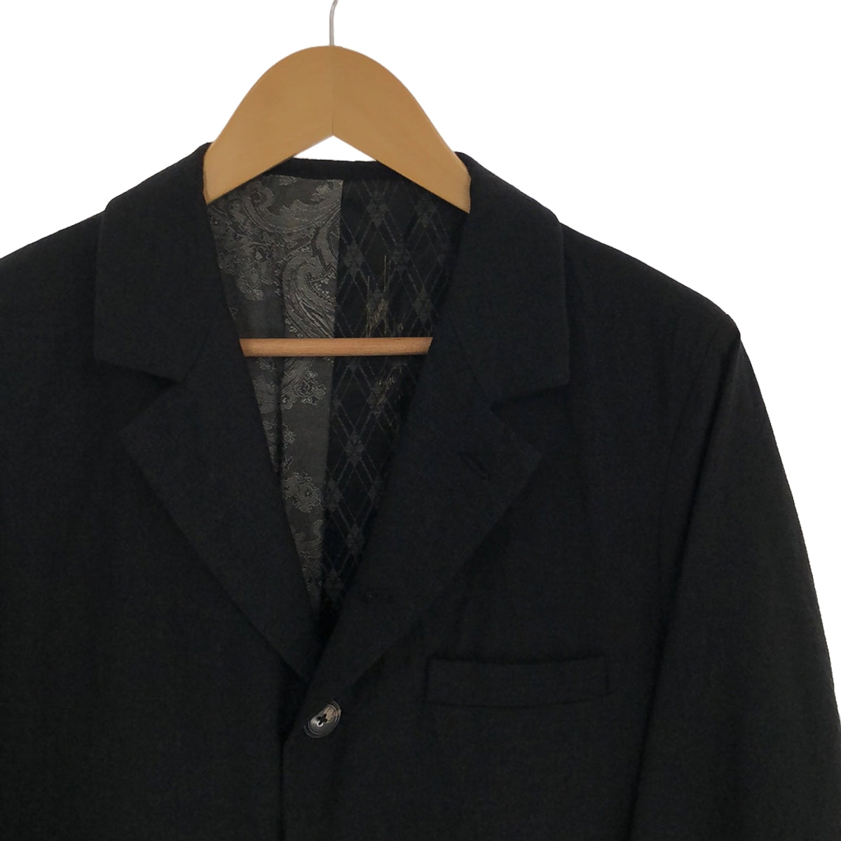 GEOFFREY B.SMALL / ジェフリーBスモール | L. Parisotto wool & silk suiting  jacket × trouser / セットアップ シングルジャケット × スラックスパンツ / 総裏地 | S/44 | メンズ