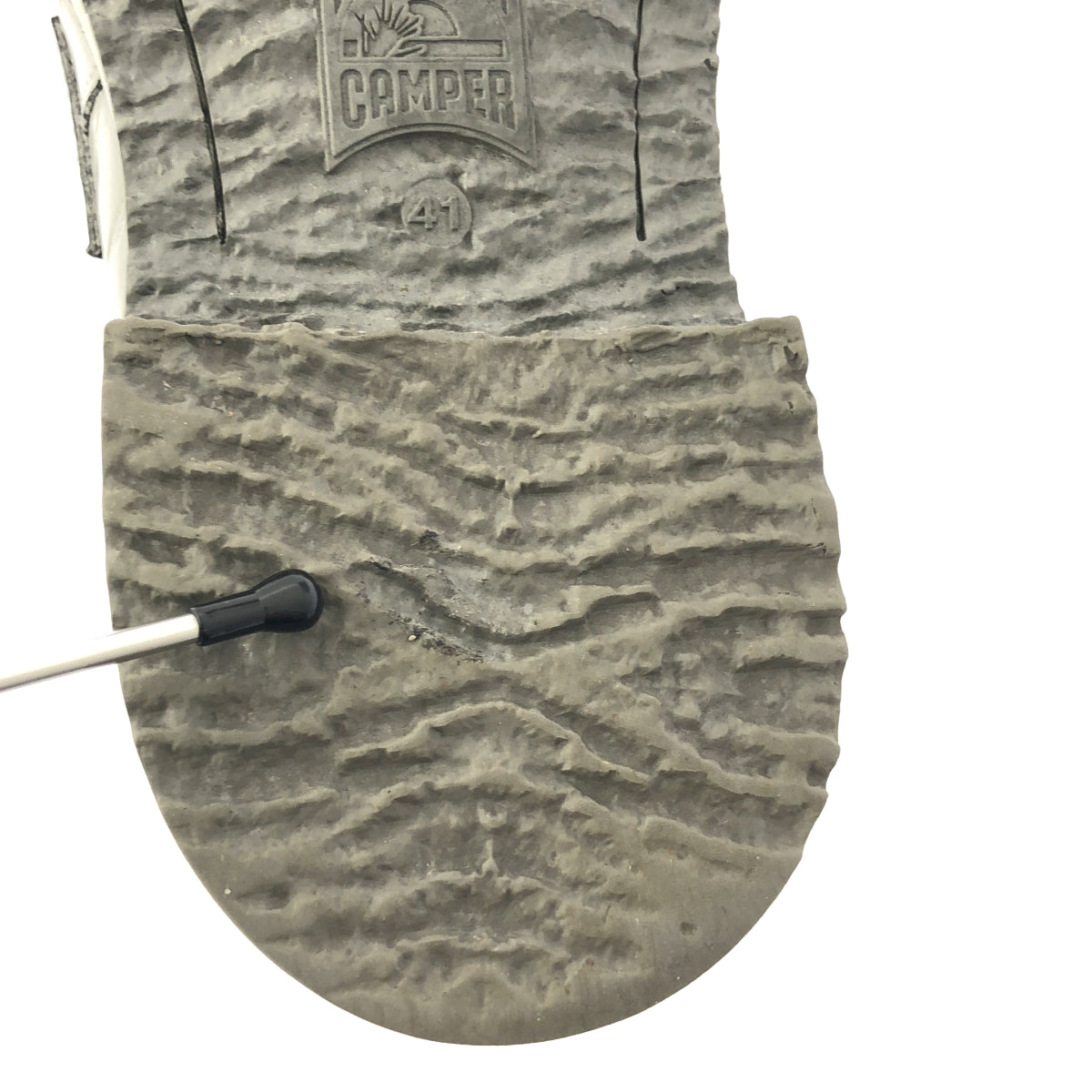 캠퍼 / 캄펠 | TWINS 트윈스 / 비대칭 양각 로퍼 | 41 | 회색 | 남성