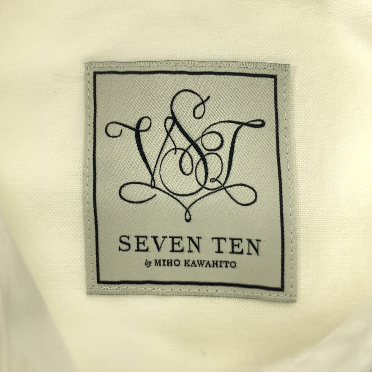 SEVEN TEN 由 MIHO KAWAHITO | 刺繡口袋棉質牛津襯衫 | S碼 | 女款