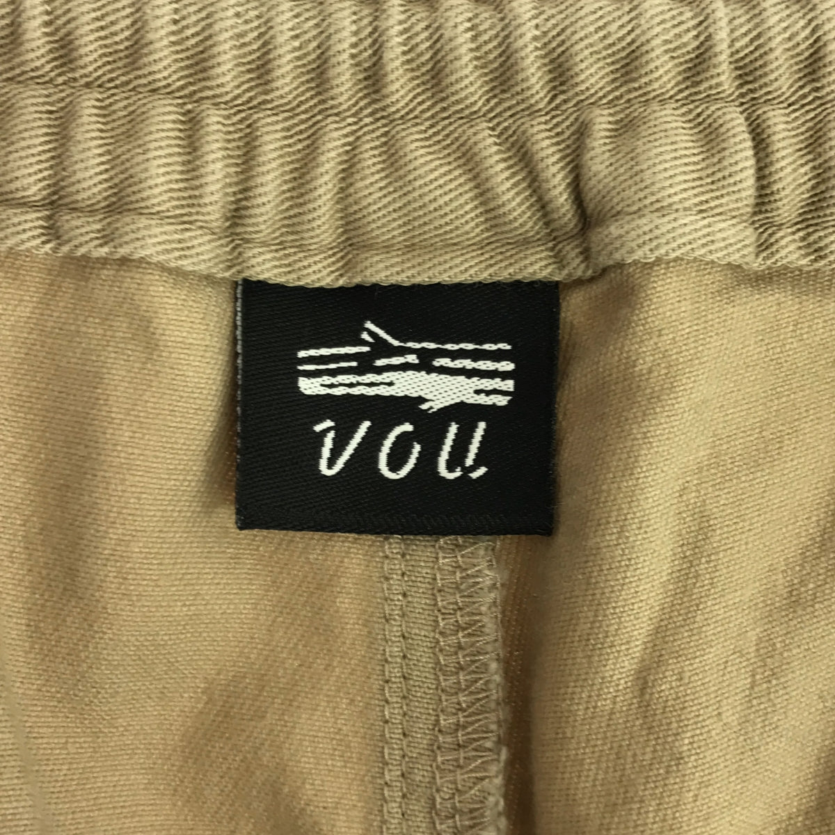 VOU / 棒 | バックロゴ ドローストリング イージーパンツ | S | ベージュ | メンズ