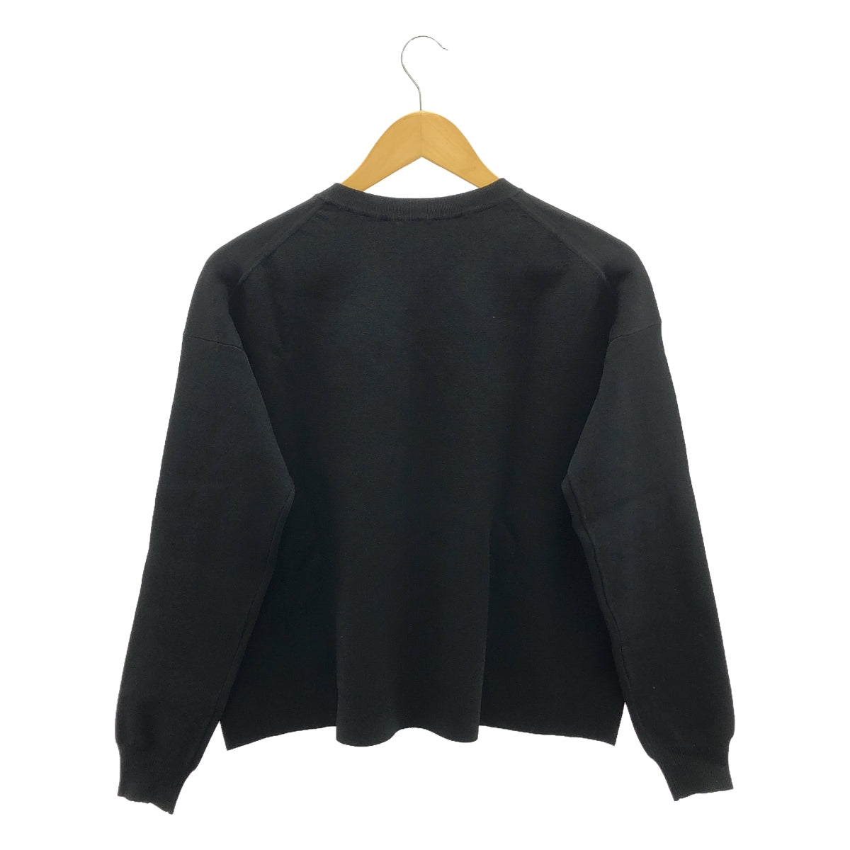 [Good Condition] Acne Studios | PERTY COMPACT Crew Neck Knit | XS | Black | Women's