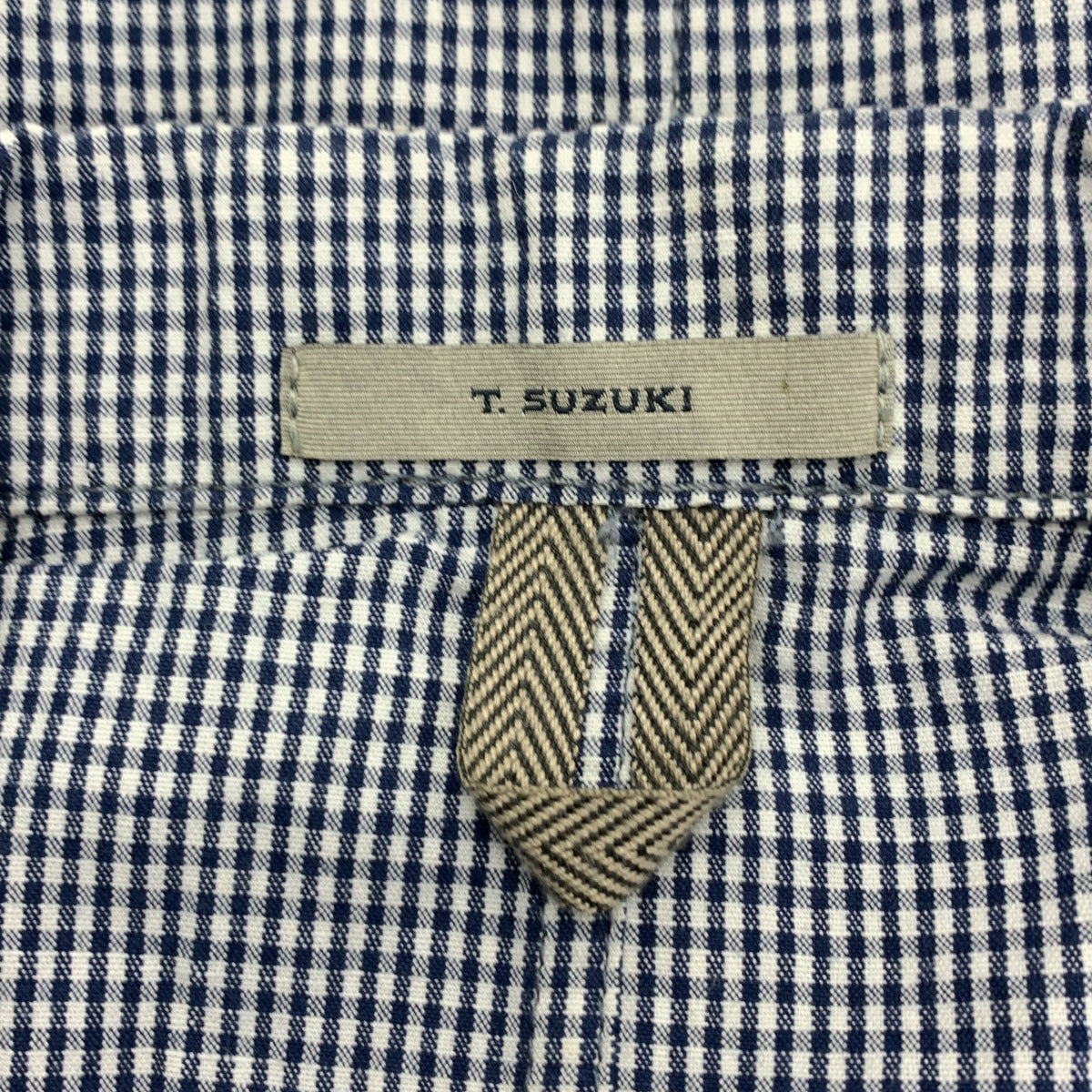 BOGLIOLI / ボリオリ | T.SUZUKI / 鈴木卓爾コラボ コットン リネン ギンガムチェック 2B テーラードジャケット | S | メンズ