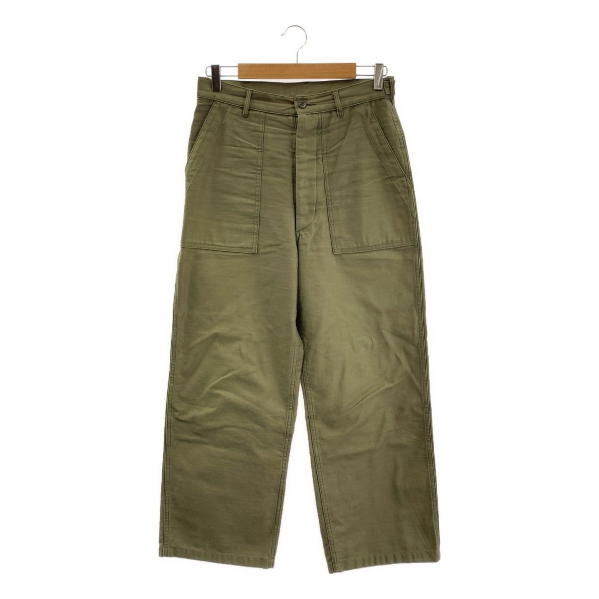 HYKE / ハイク | BACK SATIN BAKER PANTS / バックサテン ミリタリー