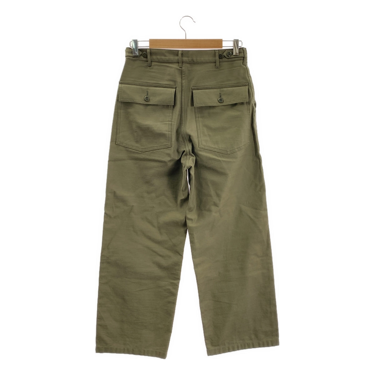 HYKE / ハイク | BACK SATIN BAKER PANTS / バックサテン ミリタリー