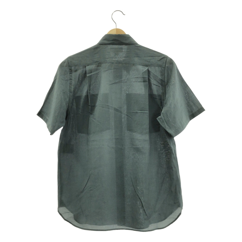 HYKE / 하이크 | 2025SS | TA/C LAWN SHIRT / 트리아세테이트 코튼 셔츠 블라우스 | 01 |