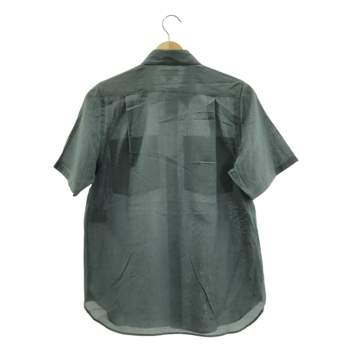 HYKE / 하이크 | 2025SS | TA/C LAWN SHIRT / 트리아세테이트 코튼 셔츠 블라우스 | 01 |