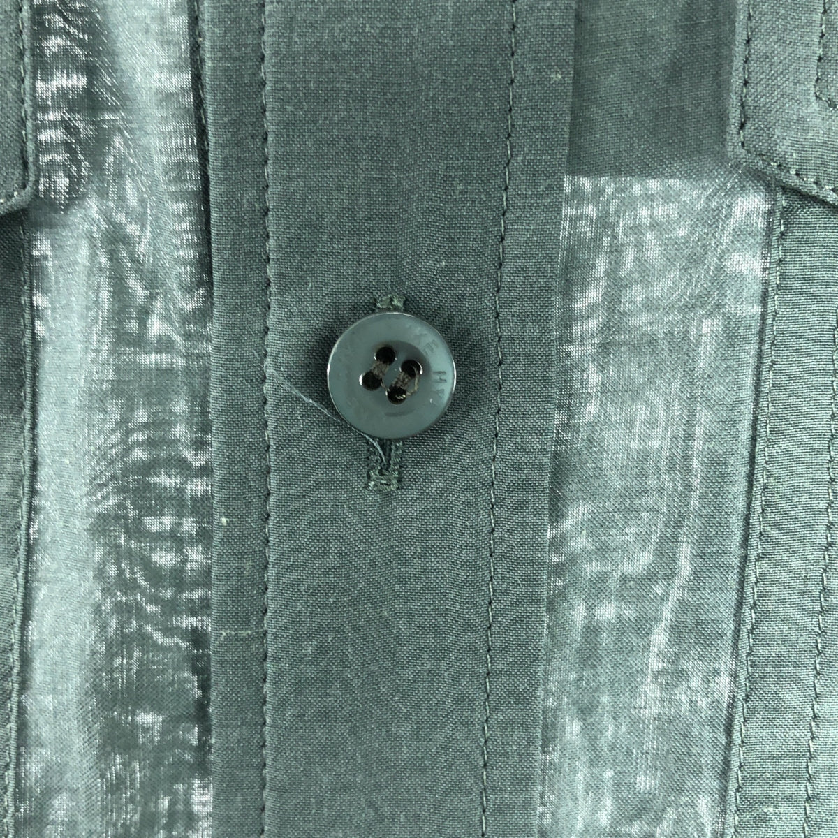 【美品】  HYKE / ハイク | 2025SS | TA/C LAWN SHIRT / トリアセテート コットン シャツ ブラウス | 01 | olive drab | レディース