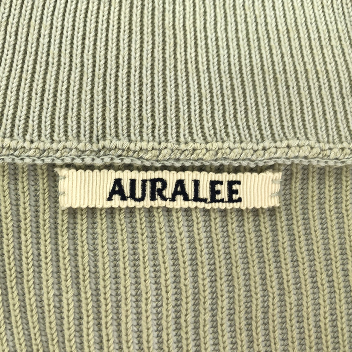 AURALEE / オーラリー | 2020SS | SUPER HARD TWIST RIB KNIT HALF ZIP P/O スーパー – KLD