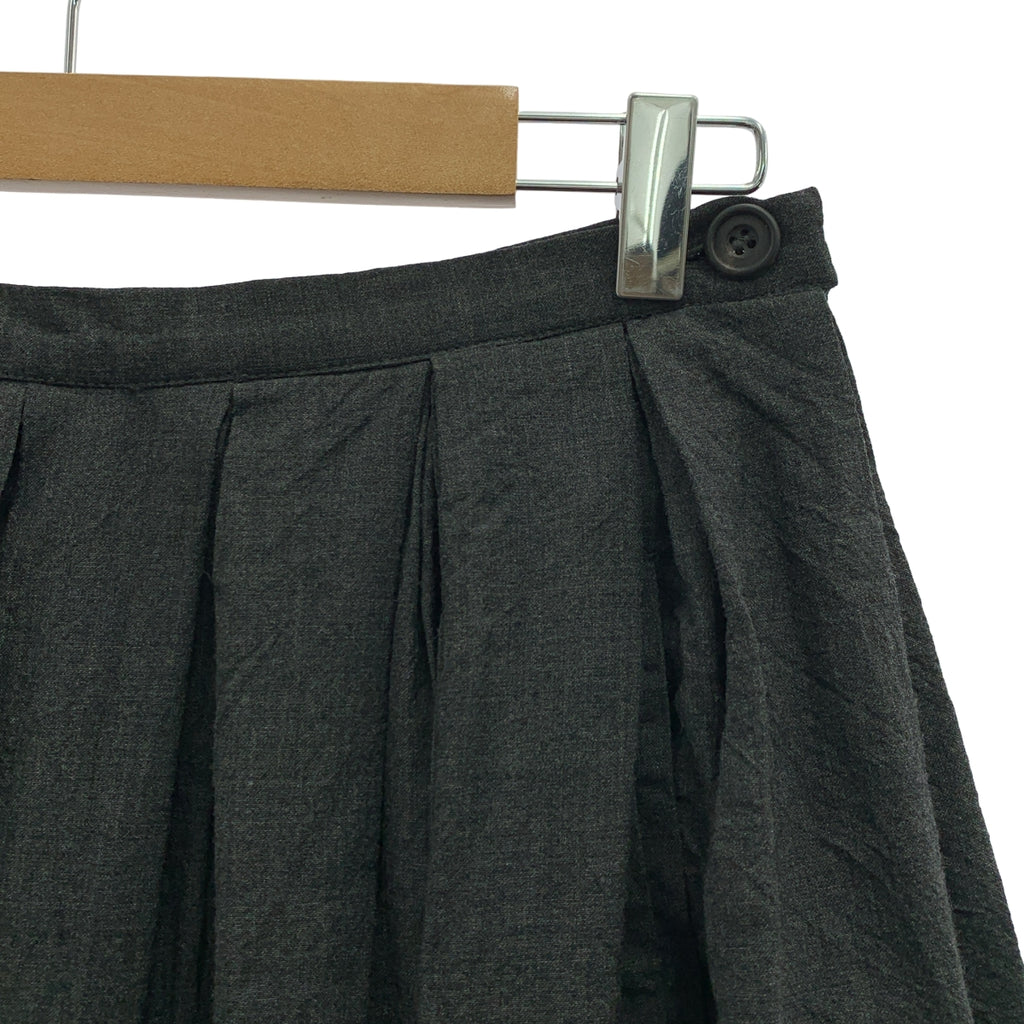 Paul Harnden / ポールハーデン | ウール カシミヤ タック ギャザー スカート | M | レディース