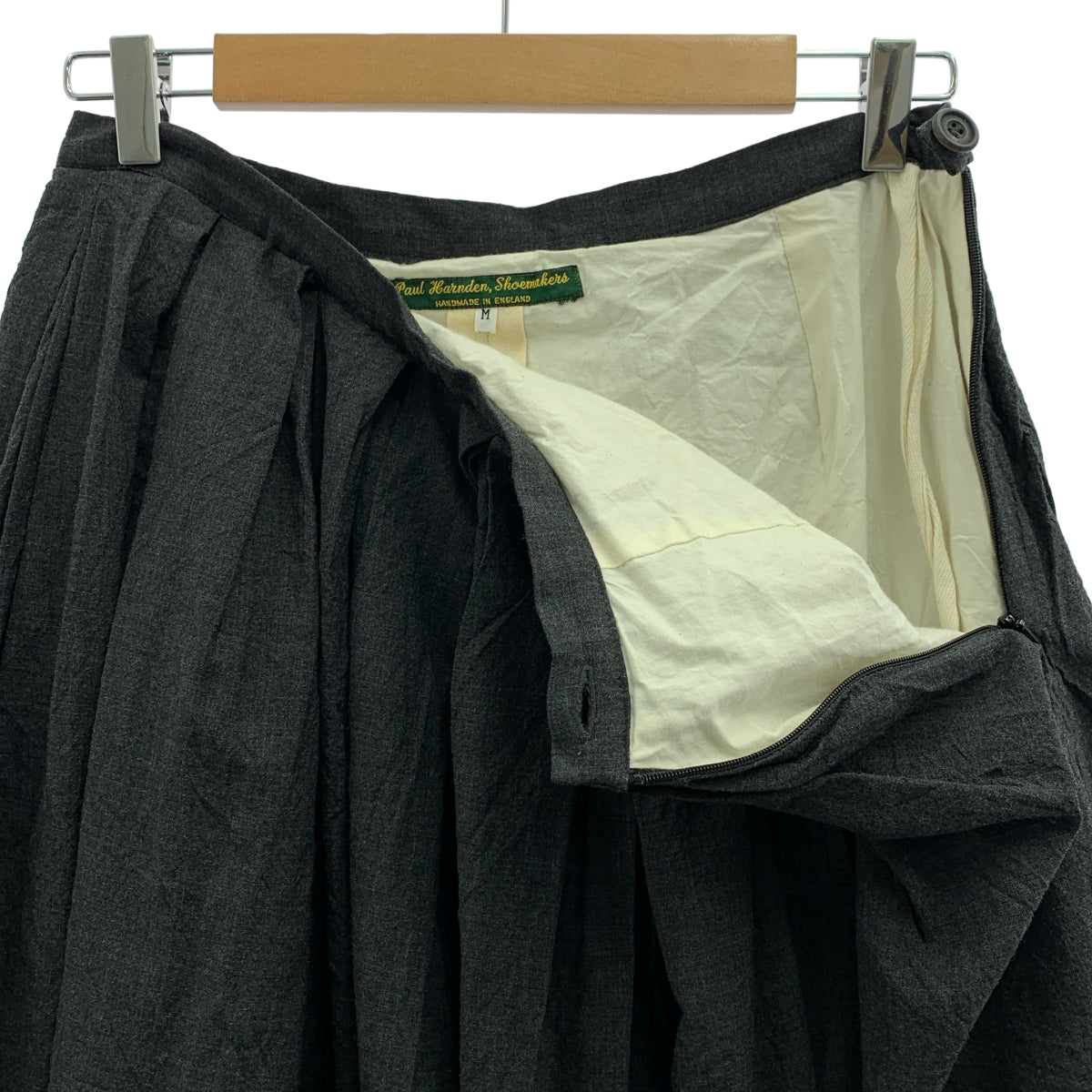 Paul Harnden / 폴 하덴 | 울 캐시미어 탁 개더 스커트 | M | 여성