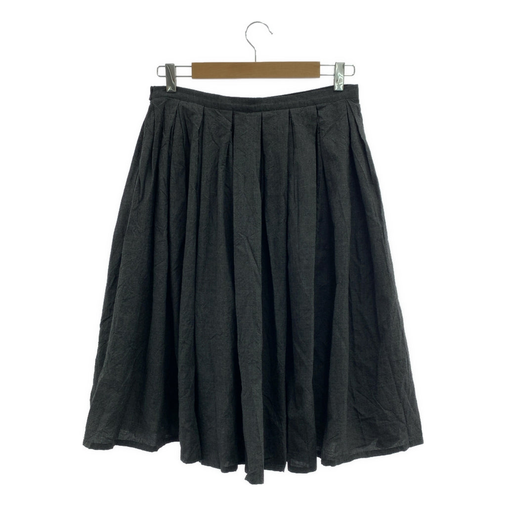 Paul Harnden / ポールハーデン | ウール カシミヤ タック ギャザー スカート | M | レディース