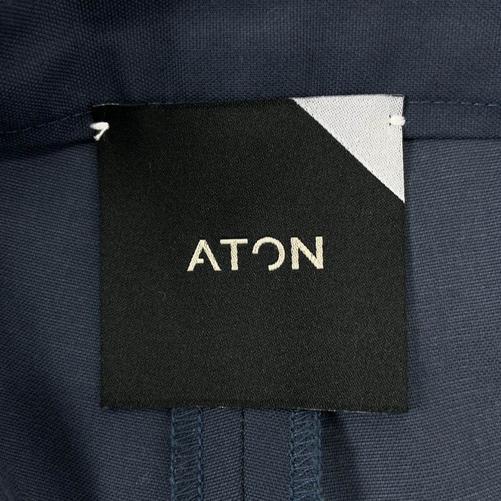 ATON / エイトン | タック スラックス パンツ | 02 | グレー | レディース