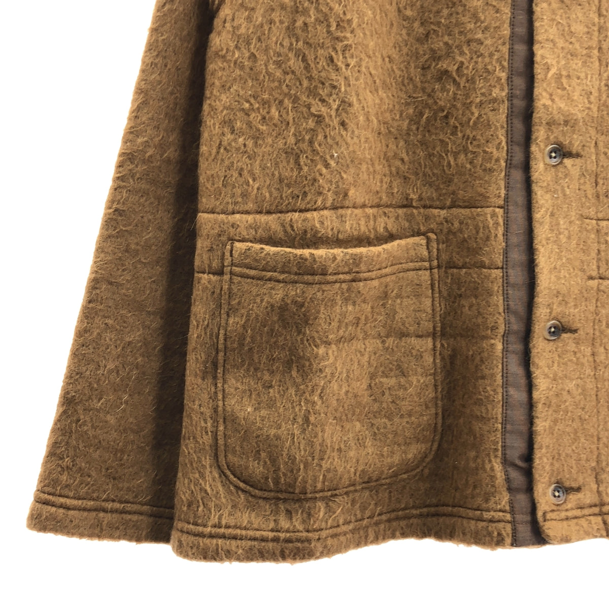 Engineered Garments 馬海毛混紡針織開襟衫（狀況極佳）- 男款，小號，棕色