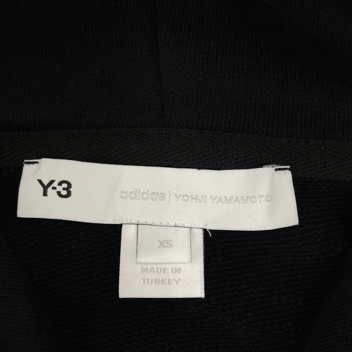 Y-3 / 와이슬리 | SQUARE LOGO HOODIE 스퀘어 로고 프린트 후디 풀오버 후드 | XS | 남성