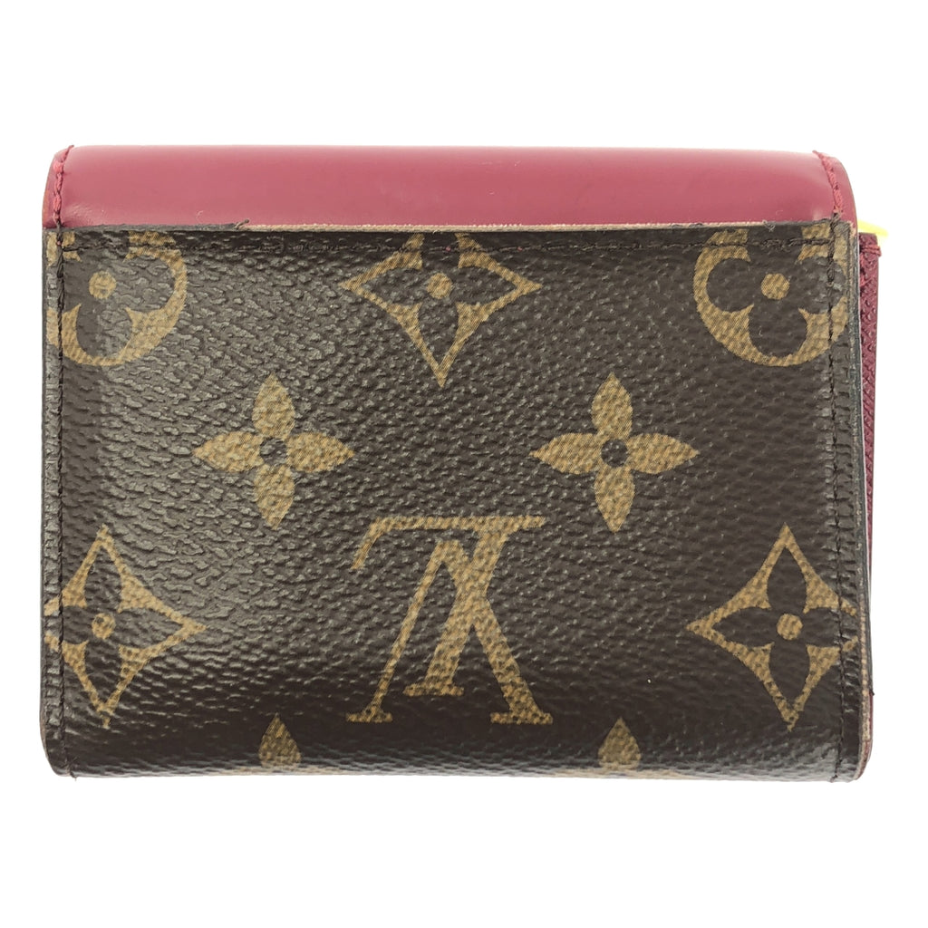 Louis Vuitton / ルイヴィトン | M62932 / モノグラム ポルトフォイユ・ゾエ / レザー コンパクトウォレット 財布 | ブラウン/フューシャ | レディース