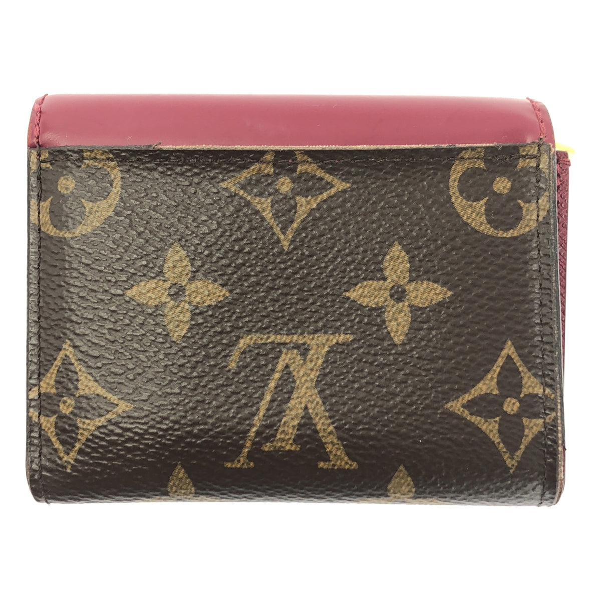 Louis Vuitton / ルイヴィトン | M62932 / モノグラム ポルトフォイユ・ゾエ / レザー コンパクトウォレット 財布 | ブラウン/フューシャ | レディース
