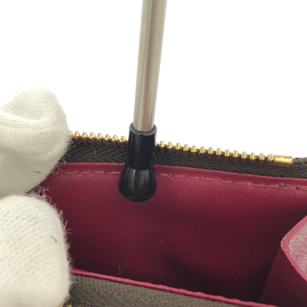 Louis Vuitton / ルイヴィトン | M62932 / モノグラム ポルトフォイユ・ゾエ / レザー コンパクトウォレット 財布 | ブラウン/フューシャ | レディース