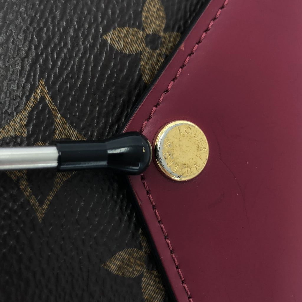 Louis Vuitton / ルイヴィトン | M62932 / モノグラム ポルトフォイユ・ゾエ / レザー コンパクトウォレット 財布 | ブラウン/フューシャ | レディース