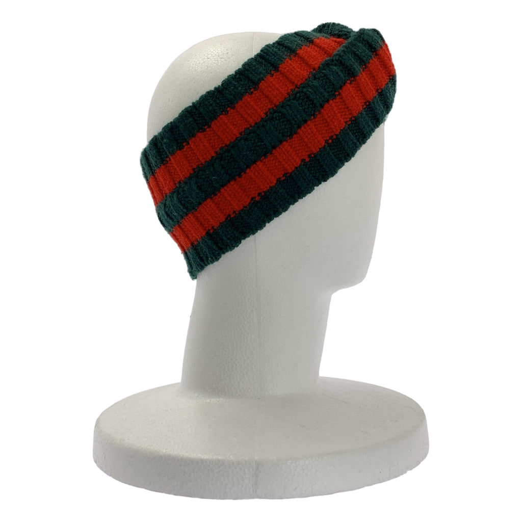 GUCCI / グッチ | シェリーライン クロス ニット ヘッドバンド / ユニセックス | M(57) |