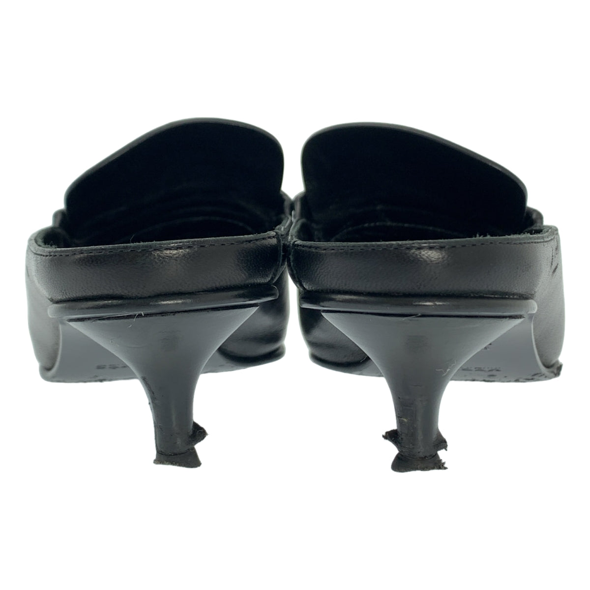 愛馬仕 | GLORIOUS 皮革尖頭高跟穆勒涼鞋 | 37 碼 | 女款