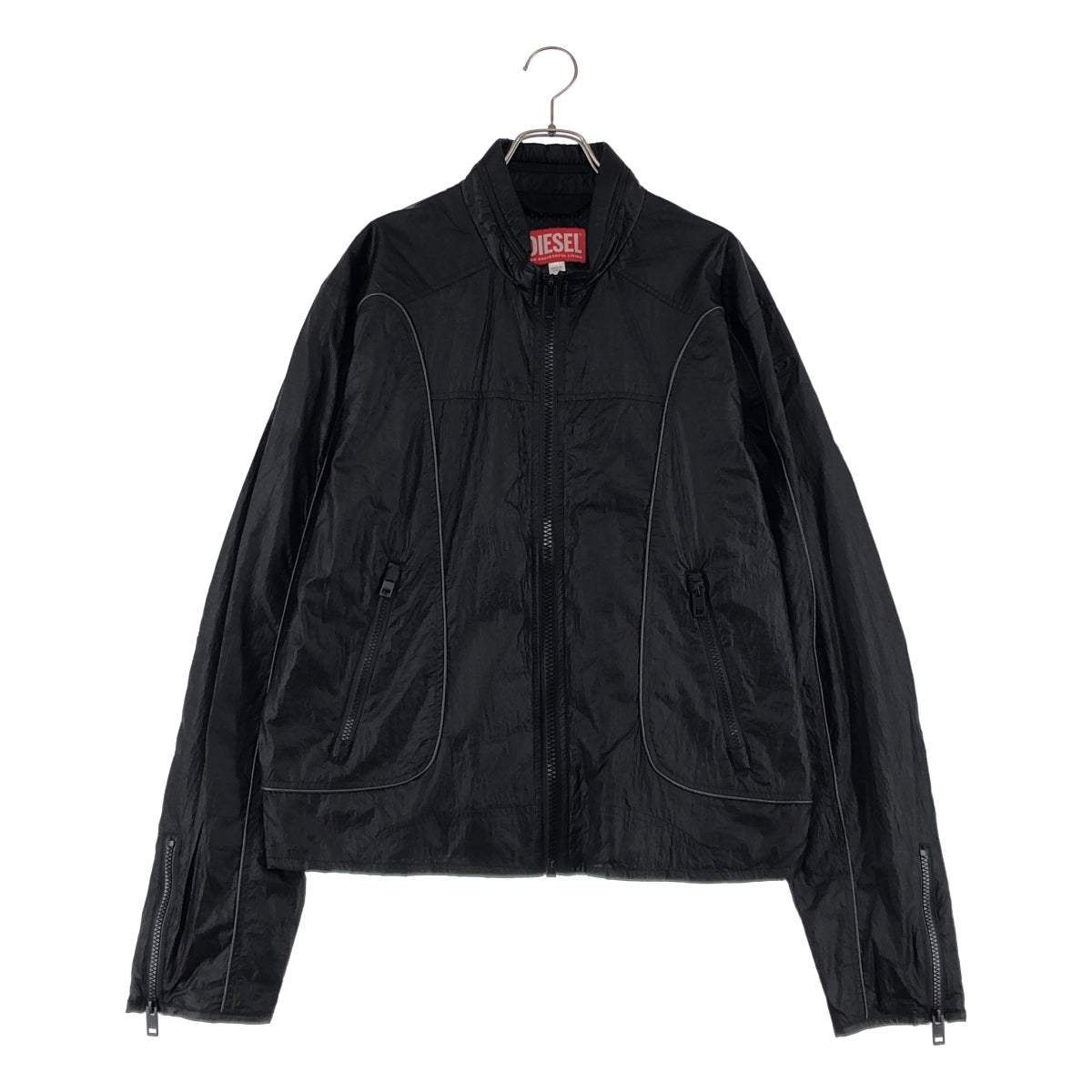 DIESEL / ディーゼル | J-BLINKID-A パネル切替 ジップアップ ナイロンジャケット | 50 | メンズ