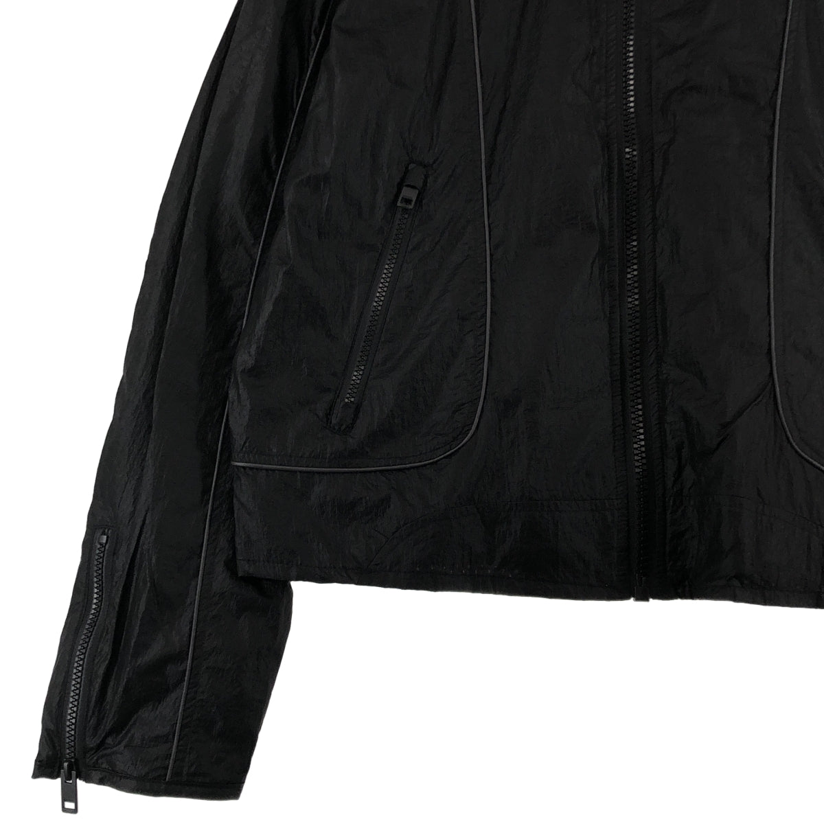 DIESEL / ディーゼル | J-BLINKID-A パネル切替 ジップアップ ナイロンジャケット | 50 | メンズ