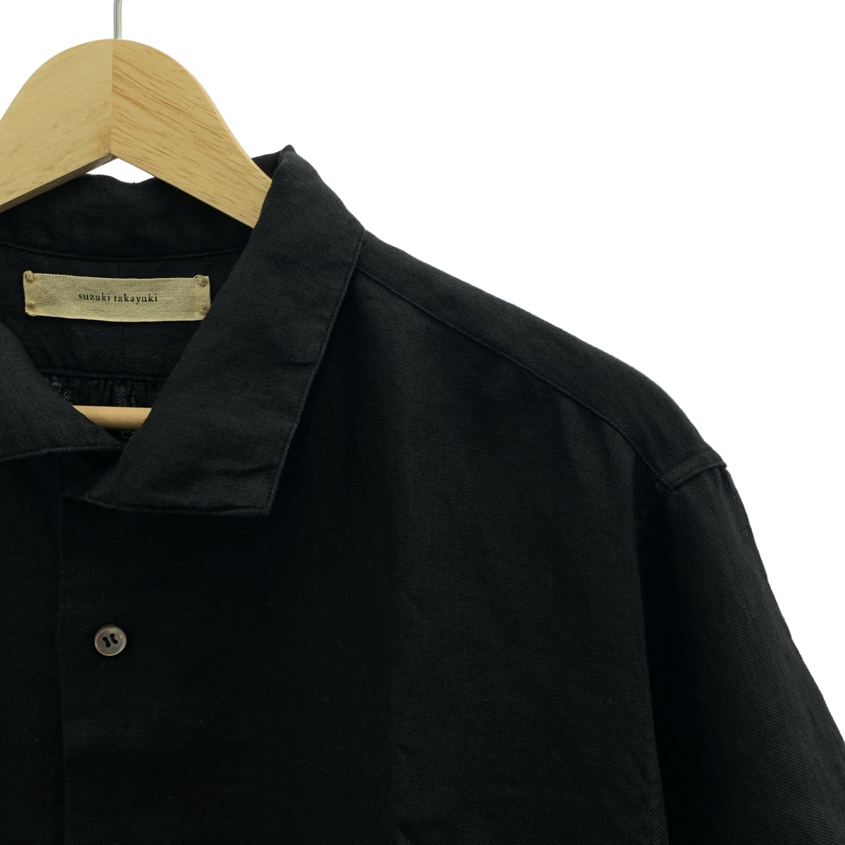 suzuki takayuki / スズキタカユキ | スクエアカット リネン シャツ