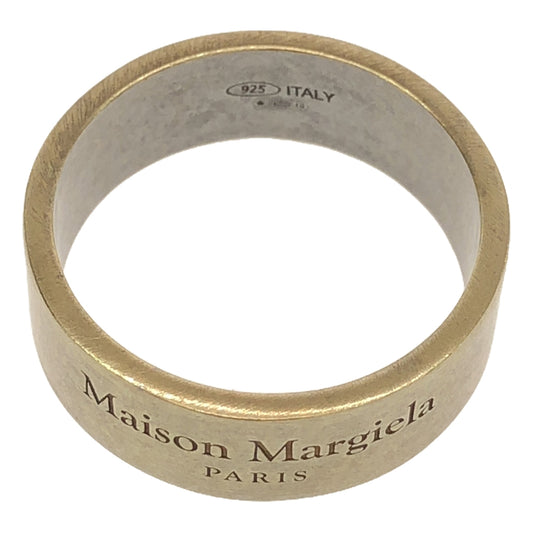 Maison Margiela / 메종 마르젤라 | 2022AW | Logo Ring / 925 로고 링 / 유니섹스 | 11 | 골드 시스템 | 남성