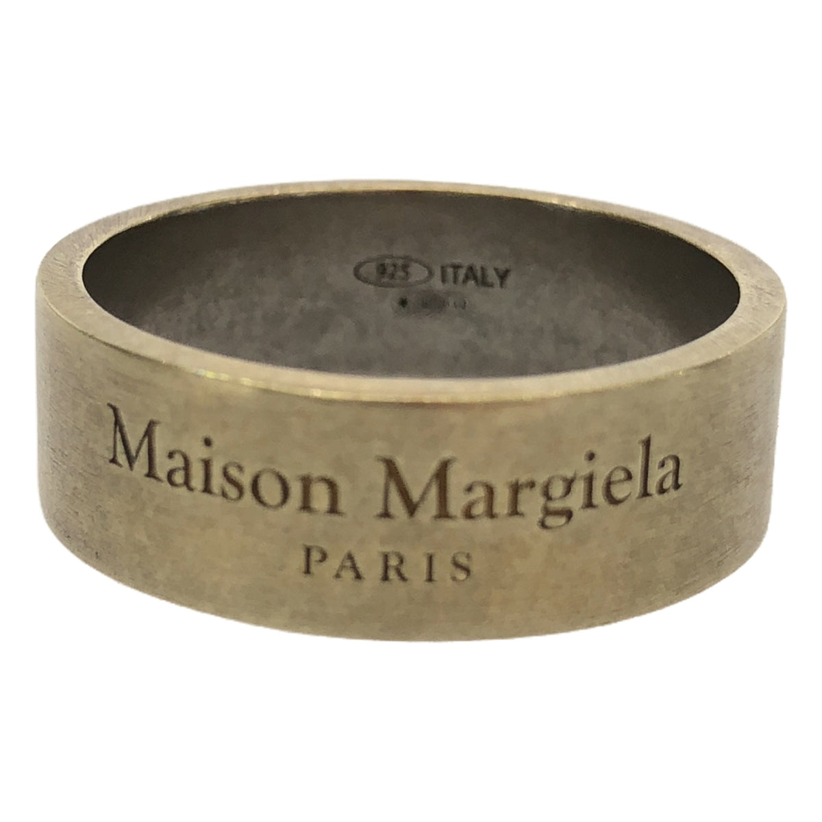 Maison Margiela / メゾンマルジェラ | 2022AW | Logo Ring / 925 ロゴ リング / ユニセックス | 11 | ゴールド系 | メンズ