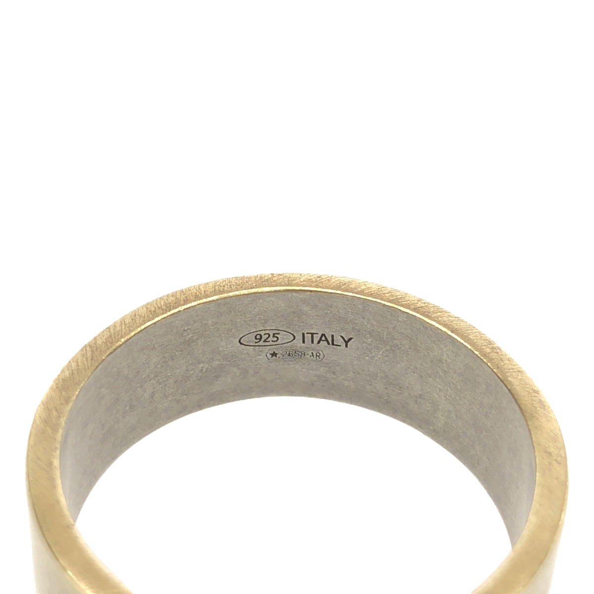 Maison Margiela / メゾンマルジェラ | 2022AW | Logo Ring / 925 ロゴ リング / ユニセックス | 11 | ゴールド系 | メンズ