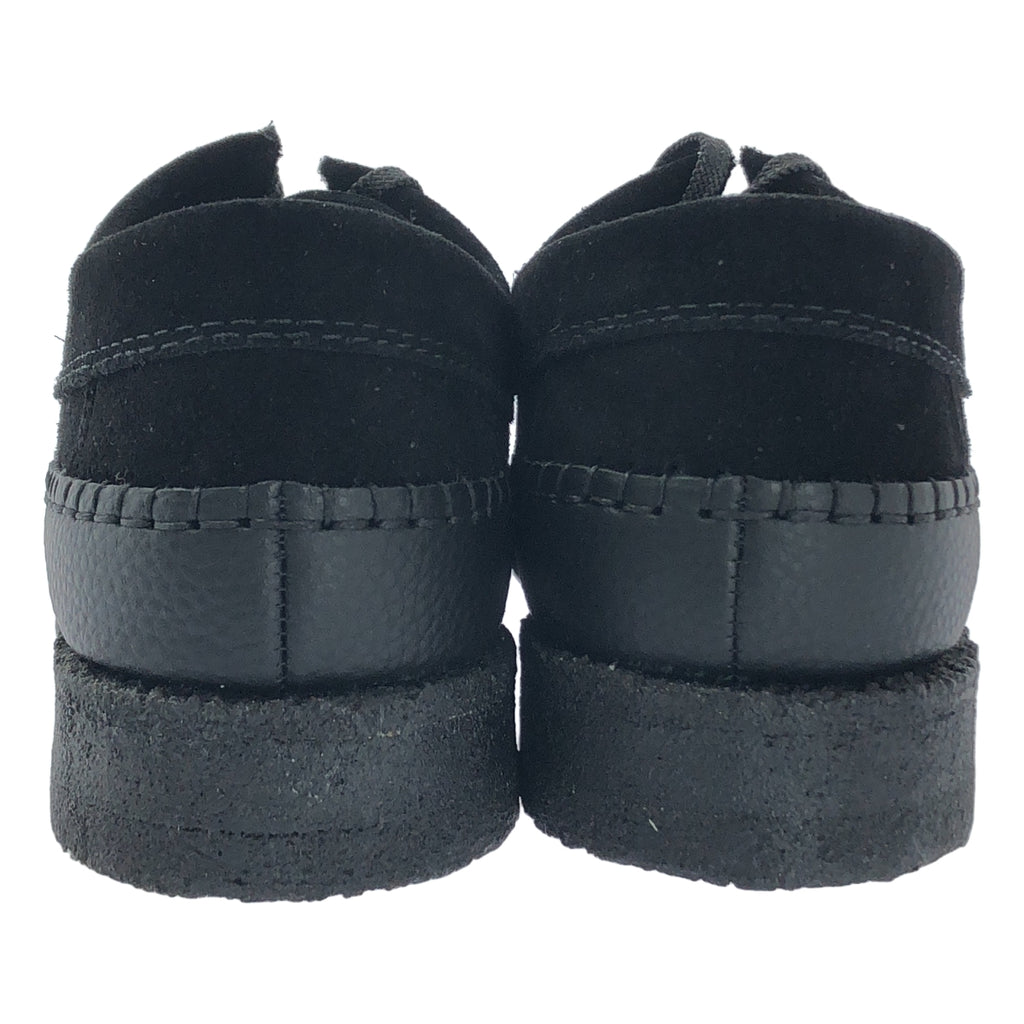 Padmore &amp; Barnes 新款 Willow 低筒麂皮繫帶鞋 | 英國碼 7 | 黑色 | 男款