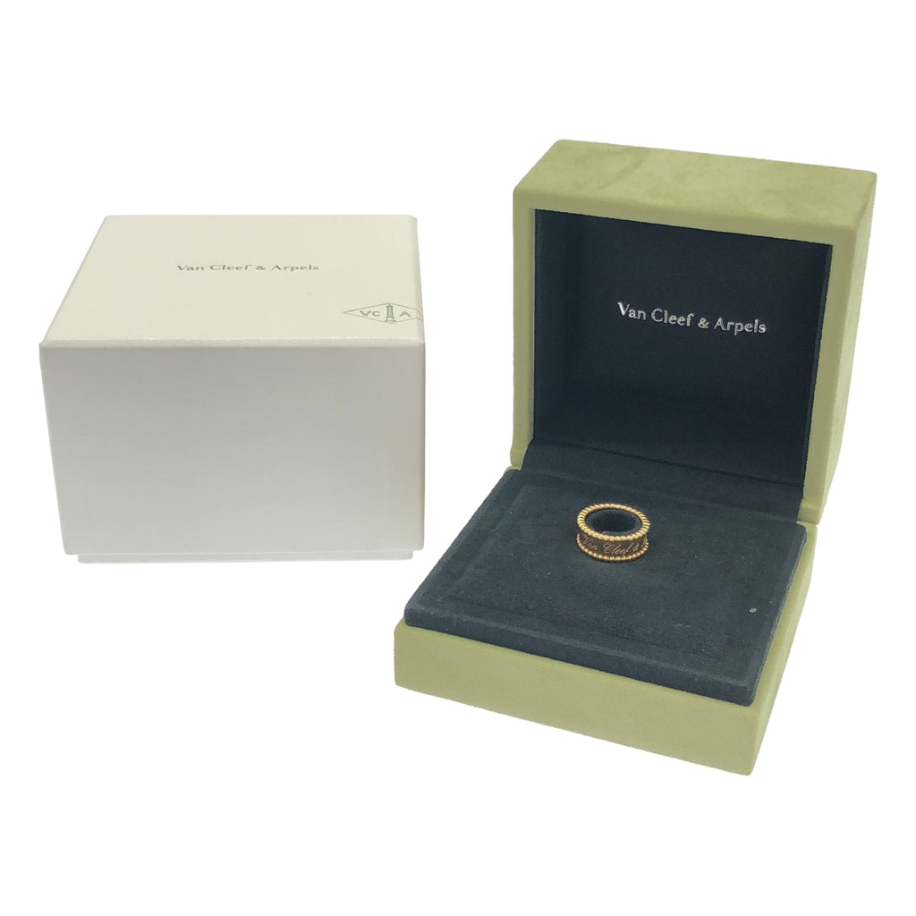 狀況極佳 Van Cleef &amp; Arpels Perlee Signature 戒指 G750 / Perlee Senior Tulle 戒指 | 46 | 黃金 | 女士