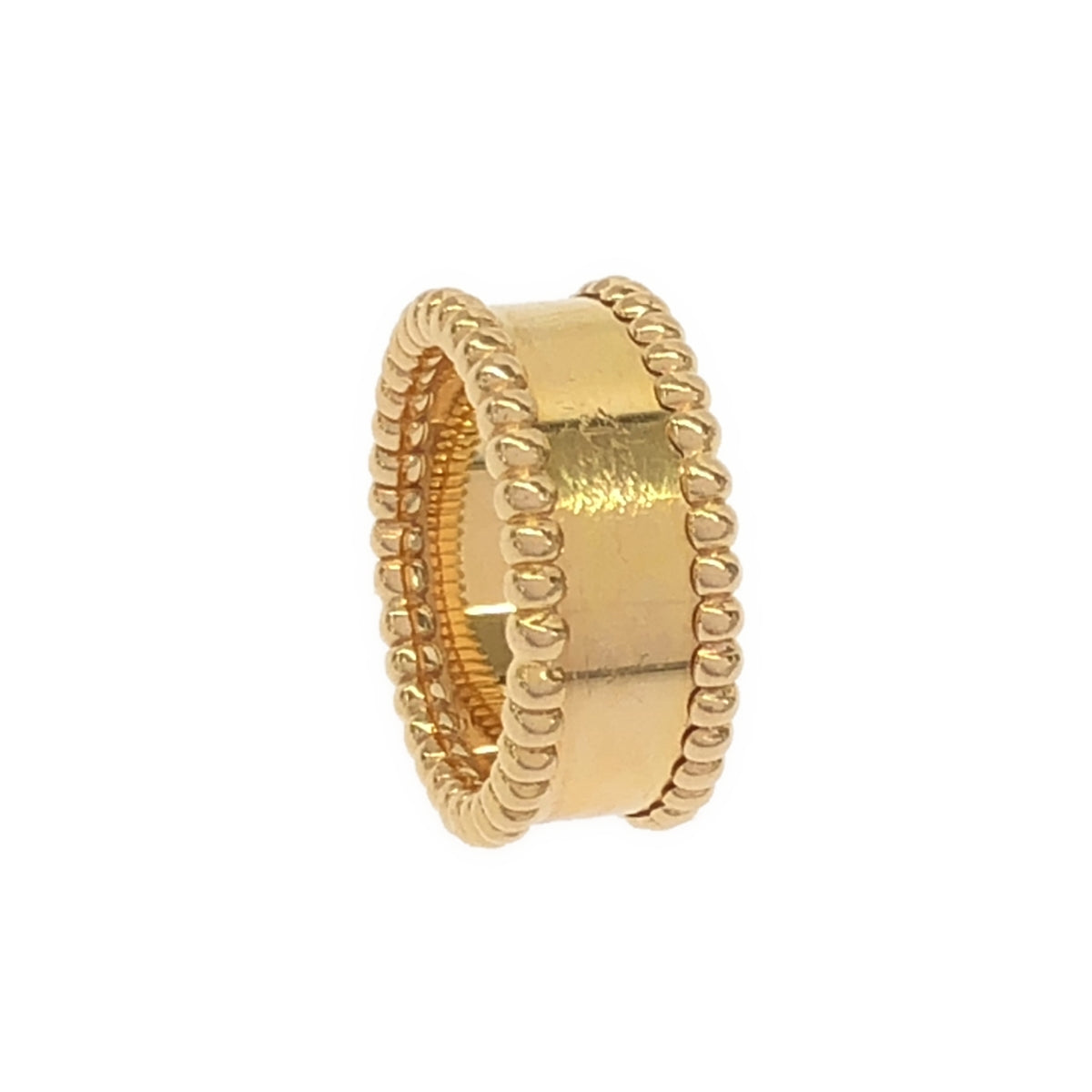 【美品】  Van Cleef & Arpels / ヴァンクリーフ&アーペル | Perlee Signature Ring  G750 / ペルレ シニアチュール リング | 46 | gold | レディース