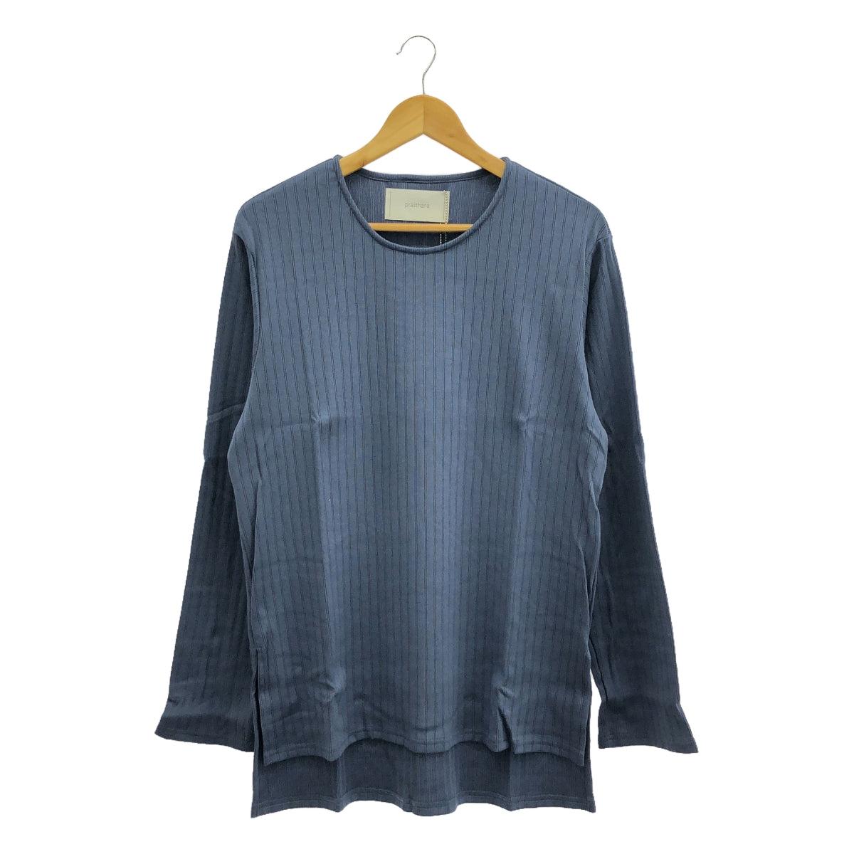 【新品】  prasthana / プラスターナ | base layer crew neck | S | ブルー | メンズ