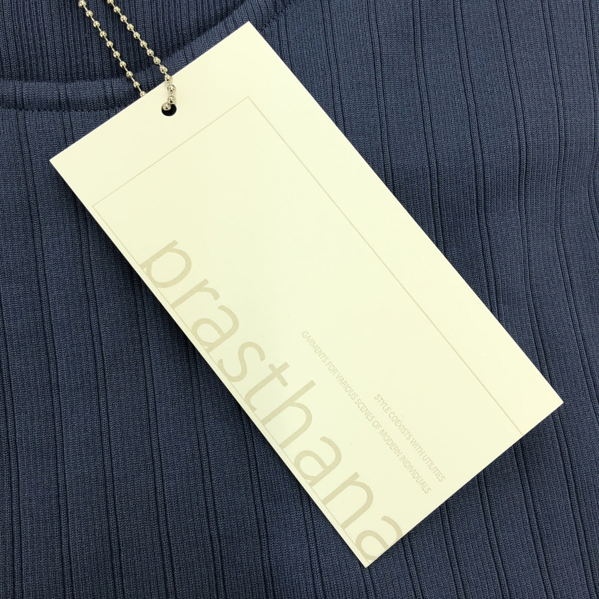 【신품】 prasthana / 프라스타나 | base layer crew neck | S | 블루 | 남성